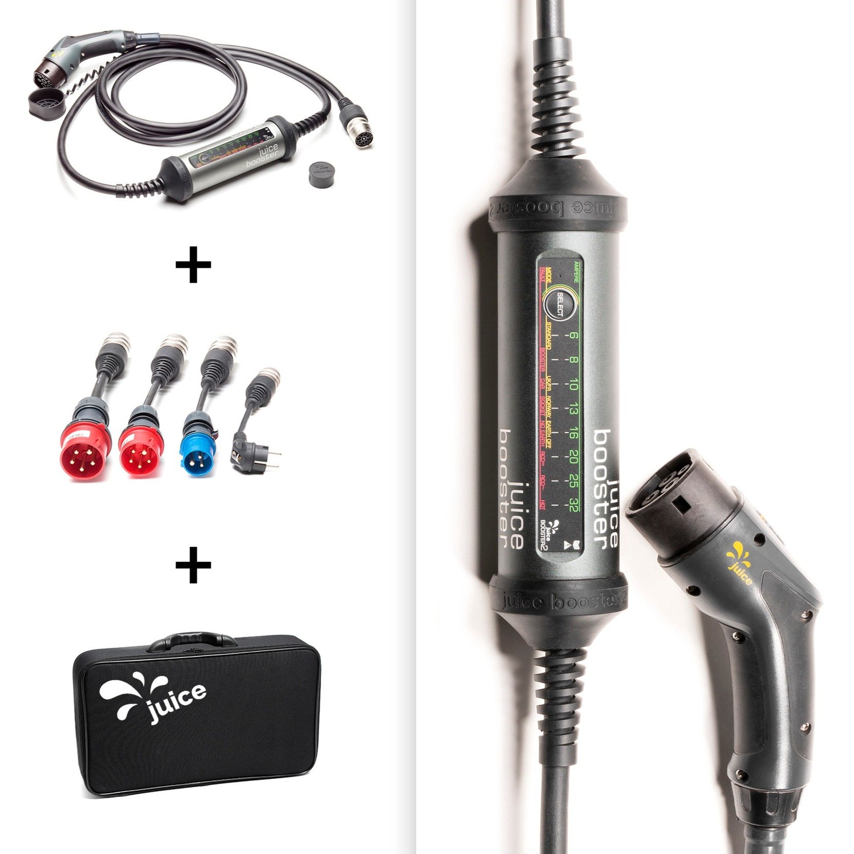 JUICE BOOSTER 2 German Traveller Set, Wallbox JUICE BOOSTER 2 German Traveller Set, Wallbox von Juice Technology