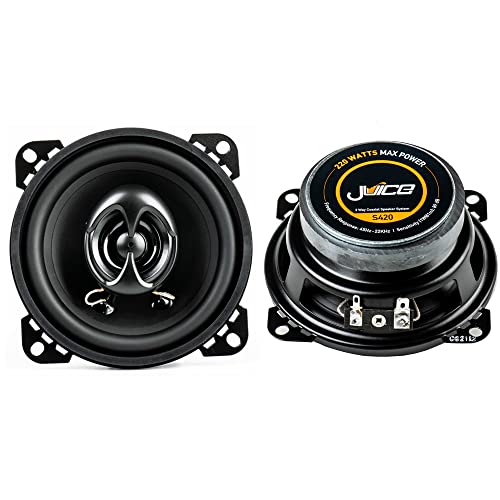 Juice S620 6 Zoll 17 cm 2-Wege-Koaxiallautsprecher zum Nachrüsten für Autotür oder Hutablage, Effiziente Leistungsentfaltung. 300 Watt Spitzenleistung von Juice