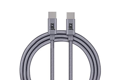 Juice USB Typ C geflochtenes Lade- und Synchronisationskabel, 1 m, Grau von Juice