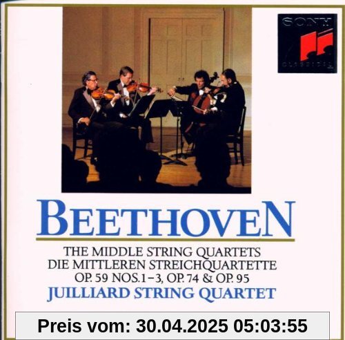 Beethoven: Die mittleren Streichquartette von Juilliard String Quartet