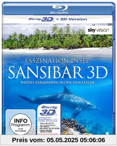 Faszination Insel - Sansibar (SKY VISION) [3D Blu-ray + 2D Version] von Julia Moon