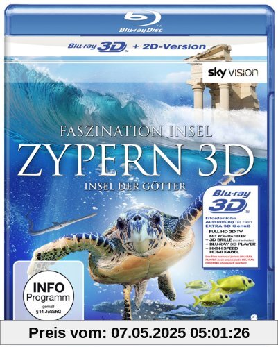 Faszination Insel - Zypern (SKY VISION) [3D Blu-ray + 2D Version] von Julia Moon