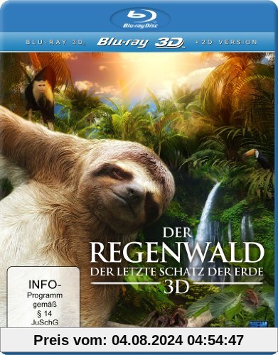 Der Regenwald 3D - Der letzte Schatz der Erde (inkl. 2D Version) [3D Blu-ray] von Julian Thomas