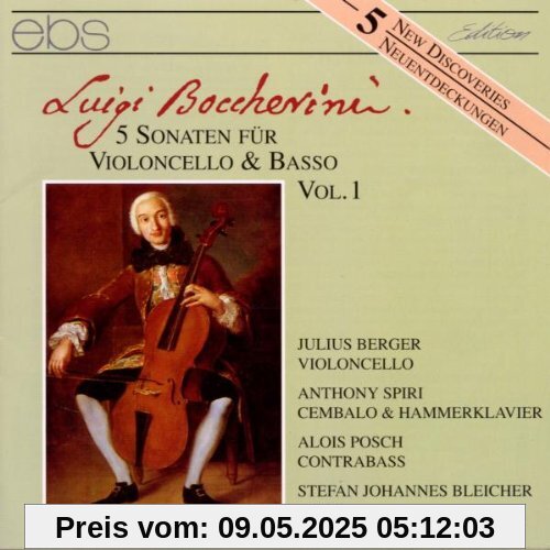 Sonate für Violoncello und Basso Continuo 1-5 von Julius Berger