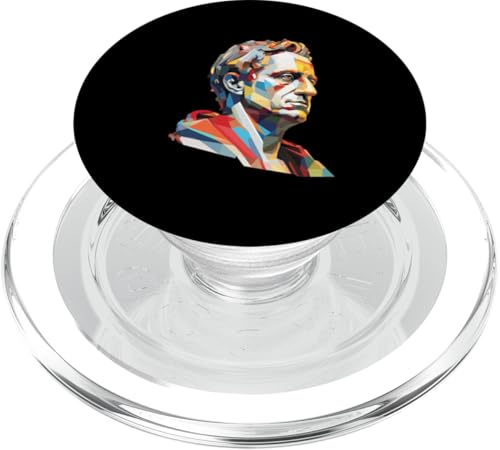 Julius Cäsar Bauhaus PopSockets PopGrip für MagSafe Julius Cäsar Bauhaus PopSockets PopGrip für MagSafe von Julius Caesar Art Style Designs For Historians