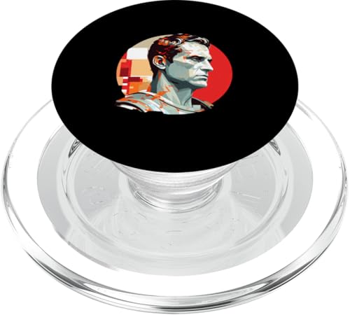 Julius Cäsar Bauhaus PopSockets PopGrip für MagSafe Julius Cäsar Bauhaus PopSockets PopGrip für MagSafe von Julius Caesar Art Style Designs For Historians