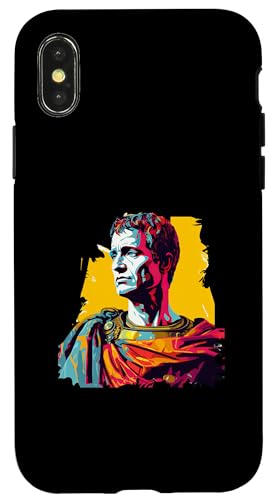 Julius Caesar Pop-Art Hülle für iPhone X/XS Julius Caesar Pop-Art Hülle für iPhone X/XS von Julius Caesar Art Style Designs For Historians
