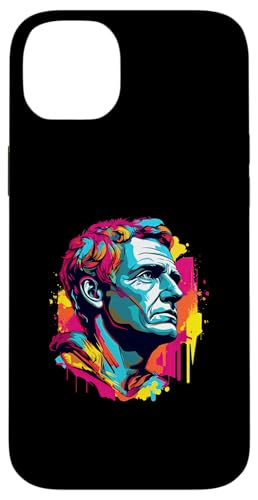Julius Caesar Psychedelic Hülle für iPhone 14 Plus Julius Caesar Psychedelic Hülle für iPhone 14 Plus von Julius Caesar Art Style Designs For Historians