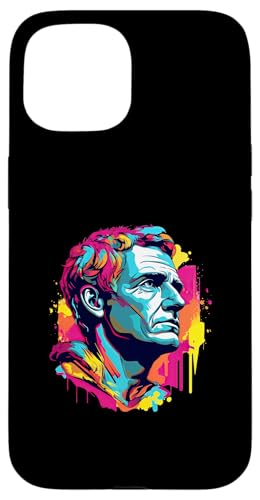 Julius Caesar Psychedelic Hülle für iPhone 15 Julius Caesar Psychedelic Hülle für iPhone 15 von Julius Caesar Art Style Designs For Historians