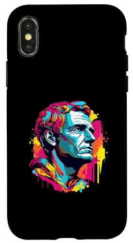 Julius Caesar Psychedelic Hülle für iPhone X/XS Julius Caesar Psychedelic Hülle für iPhone X/XS von Julius Caesar Art Style Designs For Historians