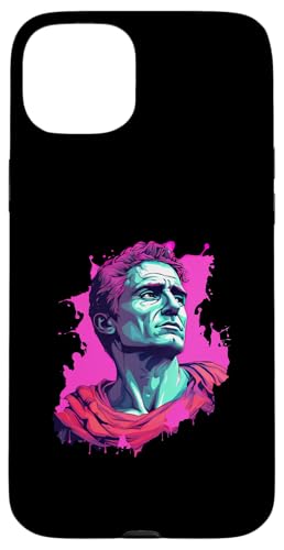 Julius Caesar Vaporwave Hülle für iPhone 15 Plus Julius Caesar Vaporwave Hülle für iPhone 15 Plus von Julius Caesar Art Style Designs For Historians