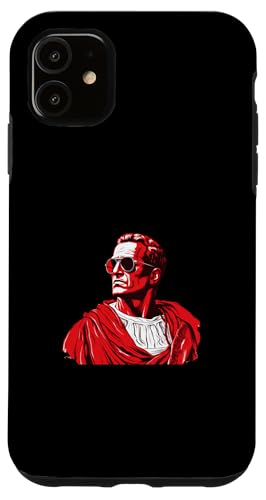 Julius Caesar mit Sonnenbrille Hülle für iPhone 11 Julius Caesar mit Sonnenbrille Hülle für iPhone 11 von Julius Caesar Art Style Designs For Historians