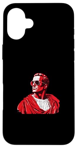 Julius Caesar mit Sonnenbrille Hülle für iPhone 16 Plus Julius Caesar mit Sonnenbrille Hülle für iPhone 16 Plus von Julius Caesar Art Style Designs For Historians