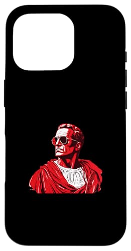 Julius Caesar mit Sonnenbrille Hülle für iPhone 16 Pro Julius Caesar mit Sonnenbrille Hülle für iPhone 16 Pro von Julius Caesar Art Style Designs For Historians