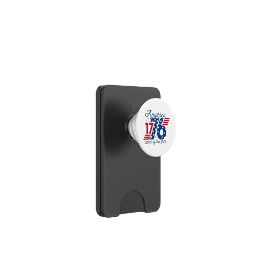 1776 Amerika 4. Juli Retro Design PopSockets PopWallet für MagSafe 1776 Amerika 4. Juli Retro Design PopSockets PopWallet für MagSafe von July 4th Graphic