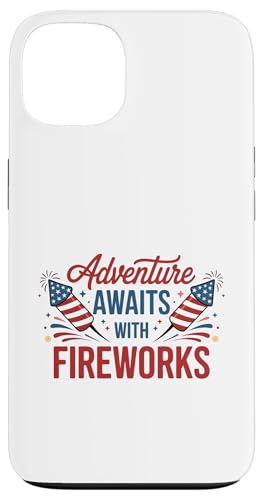 4. Juli Abenteuer erwartet mit Feuerwerk American Hülle für iPhone 13 4. Juli Abenteuer erwartet mit Feuerwerk American Hülle für iPhone 13 von July 4th Graphic