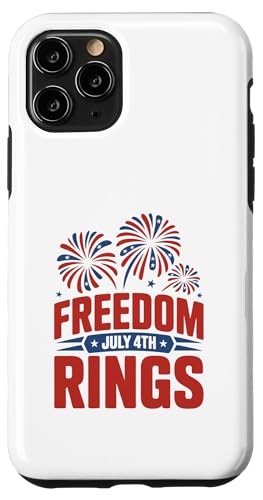 4. Juli Freedom Ringe – Amerikanisches Rot, Weiß, Blau Hülle für iPhone 11 Pro 4. Juli Freedom Ringe – Amerikanisches Rot, Weiß, Blau Hülle für iPhone 11 Pro von July 4th Graphic