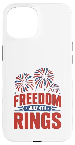 4. Juli Freedom Ringe – Amerikanisches Rot, Weiß, Blau Hülle für iPhone 15 4. Juli Freedom Ringe – Amerikanisches Rot, Weiß, Blau Hülle für iPhone 15 von July 4th Graphic