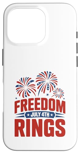 4. Juli Freedom Ringe – Amerikanisches Rot, Weiß, Blau Hülle für iPhone 16 Pro 4. Juli Freedom Ringe – Amerikanisches Rot, Weiß, Blau Hülle für iPhone 16 Pro von July 4th Graphic