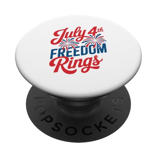 4. Juli Freedom Rings – American Funny 4. Juli PopSockets Klebender PopGrip 4. Juli Freedom Rings – American Funny 4. Juli PopSockets Klebender PopGrip von July 4th Graphic