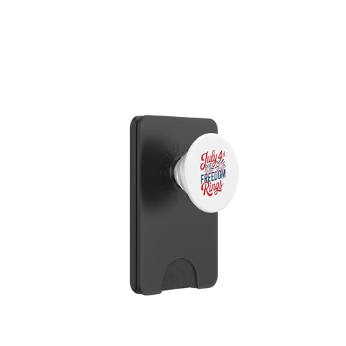 4. Juli Freedom Rings – American Funny 4. Juli PopSockets PopWallet für MagSafe von July 4th Graphic