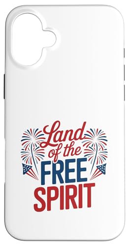 4. Juli Land des freien Geistes - American Fireworks Hülle für iPhone 16 Plus von July 4th Graphic