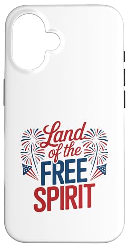 4. Juli Land des freien Geistes - American Fireworks Hülle für iPhone 16 4. Juli Land des freien Geistes - American Fireworks Hülle für iPhone 16 von July 4th Graphic