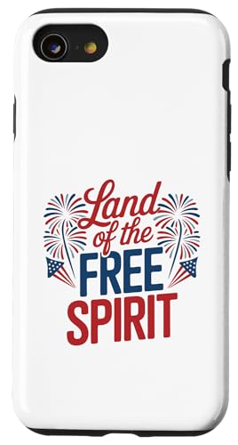 4. Juli Land des freien Geistes - American Fireworks Hülle für iPhone SE (2020) / 7 / 8 von July 4th Graphic