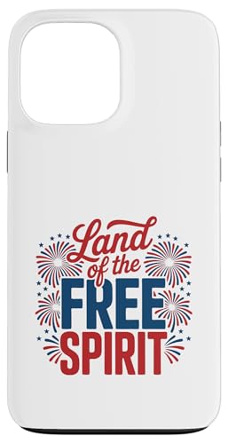 4. Juli Land of the Free Spirit - Born to be Free American Hülle für iPhone 13 Pro Max von July 4th Graphic
