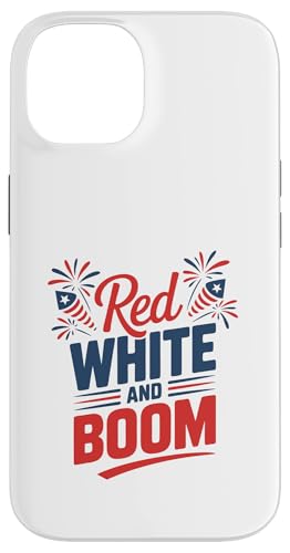 4. Juli Red White and Boom - American Fireworks Hülle für iPhone 14 4. Juli Red White and Boom - American Fireworks Hülle für iPhone 14 von July 4th Graphic