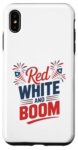 4. Juli Red White and Boom - American Fireworks Hülle für iPhone XS Max 4. Juli Red White and Boom - American Fireworks Hülle für iPhone XS Max von July 4th Graphic