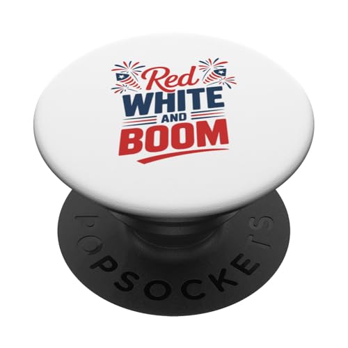 4. Juli Red White and Boom - American Fireworks PopSockets Klebender PopGrip 4. Juli Red White and Boom - American Fireworks PopSockets Klebender PopGrip von July 4th Graphic
