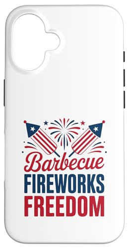 Barbecue Fireworks Freedom American Funny 4. Juli Hülle für iPhone 16 Barbecue Fireworks Freedom American Funny 4. Juli Hülle für iPhone 16 von July 4th Graphic