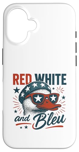 Duck 4. Juli Rot Weiß Blau America Disco Hülle für iPhone 16 Duck 4. Juli Rot Weiß Blau America Disco Hülle für iPhone 16 von July 4th Graphic