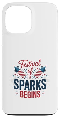 Festival of Sparks Begins America 4. Juli Hülle für iPhone 13 Pro Max von July 4th Graphic