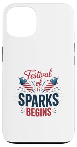 Festival of Sparks Begins America 4. Juli Hülle für iPhone 13 Festival of Sparks Begins America 4. Juli Hülle für iPhone 13 von July 4th Graphic