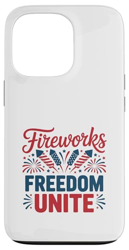 Fireworks and Freedom Unite American 4. Juli Hülle für iPhone 13 Pro Fireworks and Freedom Unite American 4. Juli Hülle für iPhone 13 Pro von July 4th Graphic
