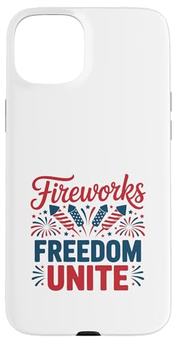Fireworks and Freedom Unite American 4. Juli Hülle für iPhone 15 Plus Fireworks and Freedom Unite American 4. Juli Hülle für iPhone 15 Plus von July 4th Graphic