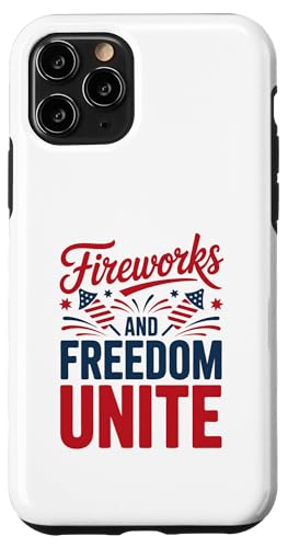 Fireworks and Freedom Unite American Funny Juli 4 Hülle für iPhone 11 Pro Fireworks and Freedom Unite American Funny Juli 4 Hülle für iPhone 11 Pro von July 4th Graphic