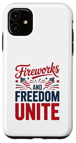 Fireworks and Freedom Unite American Funny Juli 4 Hülle für iPhone 11 Fireworks and Freedom Unite American Funny Juli 4 Hülle für iPhone 11 von July 4th Graphic
