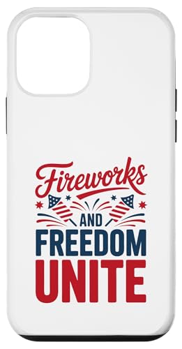 Fireworks and Freedom Unite American Funny Juli 4 Hülle für iPhone 12 mini Fireworks and Freedom Unite American Funny Juli 4 Hülle für iPhone 12 mini von July 4th Graphic