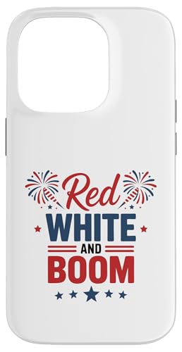 Funny 4th Of Juli Red White and Boom - American Fireworks Hülle für iPhone 14 Pro Funny 4th Of Juli Red White and Boom - American Fireworks Hülle für iPhone 14 Pro von July 4th Graphic