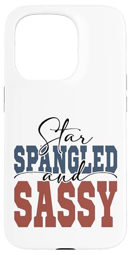 Star Spangled and Sassy American Juli 4 Hülle für iPhone 15 Pro Star Spangled and Sassy American Juli 4 Hülle für iPhone 15 Pro von July 4th Graphic