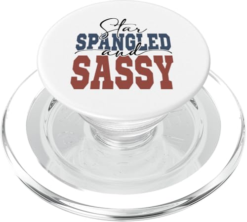 Star Spangled and Sassy American Juli 4 PopSockets PopGrip für MagSafe Star Spangled and Sassy American Juli 4 PopSockets PopGrip für MagSafe von July 4th Graphic