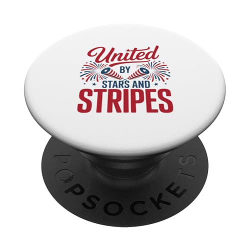 United by Stars and Stripes American Funny 4. Juli PopSockets Klebender PopGrip United by Stars and Stripes American Funny 4. Juli PopSockets Klebender PopGrip von July 4th Graphic