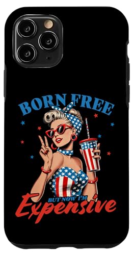 4. Juli Pin Up Girl I'm Expensive Funny Sarcastic Women Hülle für iPhone 11 Pro von July 4th Tees NYC