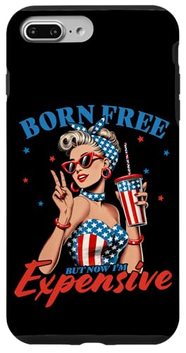 4. Juli Pin Up Girl I'm Expensive Funny Sarcastic Women Hülle für iPhone 7 Plus/8 Plus 4. Juli Pin Up Girl I'm Expensive Funny Sarcastic Women Hülle für iPhone 7 Plus/8 Plus von July 4th Tees NYC