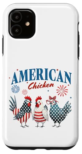American Chicken Mom Mama Hen 4. Juli Amerikanische Flagge Frauen Hülle für iPhone 11 American Chicken Mom Mama Hen 4. Juli Amerikanische Flagge Frauen Hülle für iPhone 11 von July 4th Tees NYC