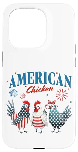 American Chicken Mom Mama Hen 4. Juli Amerikanische Flagge Frauen Hülle für iPhone 15 Pro American Chicken Mom Mama Hen 4. Juli Amerikanische Flagge Frauen Hülle für iPhone 15 Pro von July 4th Tees NYC