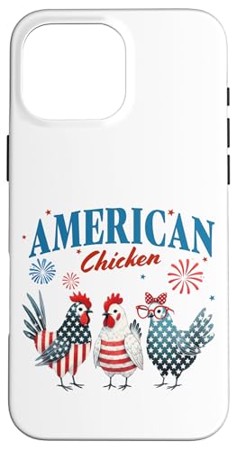 American Chicken Mom Mama Hen 4. Juli Amerikanische Flagge Frauen Hülle für iPhone 16 Pro Max American Chicken Mom Mama Hen 4. Juli Amerikanische Flagge Frauen Hülle für iPhone 16 Pro Max von July 4th Tees NYC